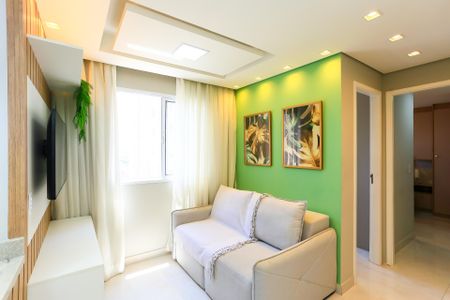 Sala de apartamento para alugar com 2 quartos, 37m² em Paraíso do Morumbi, São Paulo