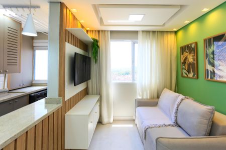 Sala de apartamento para alugar com 2 quartos, 37m² em Paraíso do Morumbi, São Paulo