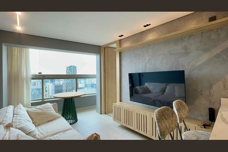 Sala de apartamento para alugar com 1 quarto, 41m² em Pinheiros, São Paulo