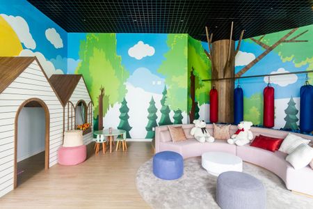 Apartamento para alugar com 71m², 1 quarto e 1 vaga Apartamento para alugar com 71m², 1 quarto e 1 vagaÁrea comum - Brinquedoteca