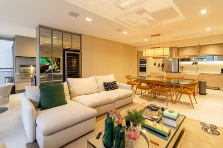 Sala de apartamento à venda com 4 quartos, 197m² em Jardim das Acacias, São Paulo