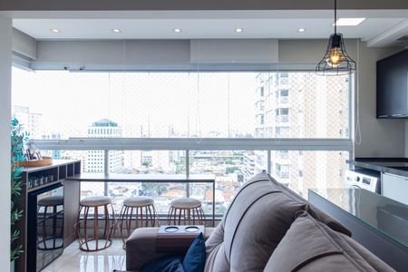 Varanda da Sala de apartamento à venda com 2 quartos, 50m² em Ipiranga, São Paulo