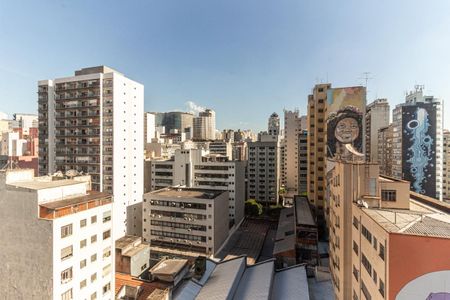Vista Sala de apartamento para alugar com 1 quarto, 46m² em República, São Paulo