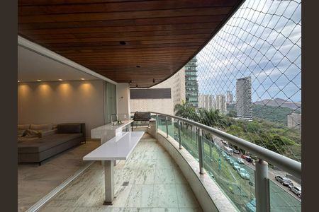 Sala de apartamento à venda com 4 quartos, 162m² em Vale do Sereno, Nova Lima