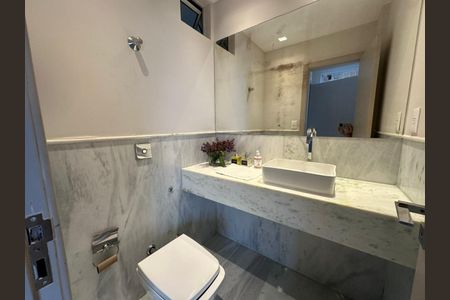 Lavabo de apartamento à venda com 4 quartos, 162m² em Vale do Sereno, Nova Lima