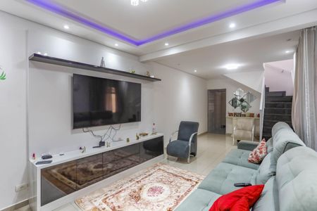 Sala  de casa à venda com 4 quartos, 261m² em Piraporinha, Diadema