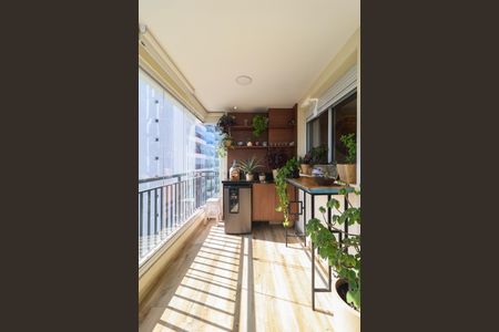 Varanda da Sala de apartamento à venda com 2 quartos, 90m² em Jardim Caboré, São Paulo