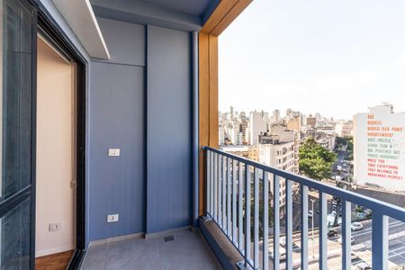 Studio para alugar com 33m², 1 quarto e sem vaga Studio para alugar com 33m², 1 quarto e sem vagaVaranda