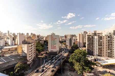 Vista de kitnet/studio para alugar com 1 quarto, 33m² em República, São Paulo