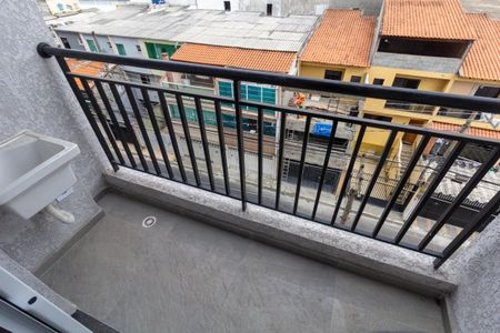 Varanda do Studio de kitnet/studio para alugar com 1 quarto, 27m² em Vila Carrão, São Paulo