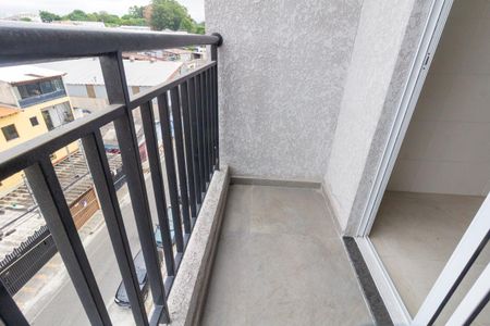 Varanda do Studio de kitnet/studio para alugar com 1 quarto, 27m² em Vila Carrão, São Paulo