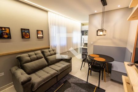 Sala de apartamento para alugar com 1 quarto, 40m² em Vila Regente Feijó, São Paulo