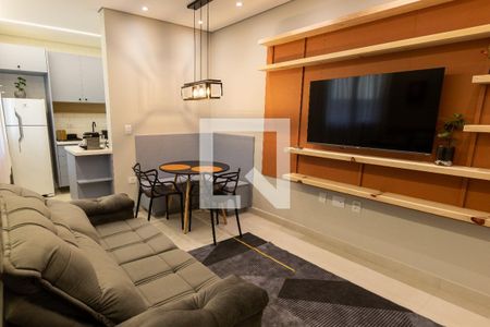 Sala de apartamento para alugar com 1 quarto, 40m² em Vila Regente Feijó, São Paulo