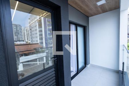 Varanda Sala de apartamento à venda com 1 quarto, 38m² em Vila Regente Feijó, São Paulo