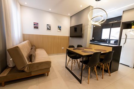 Sala de apartamento para alugar com 1 quarto, 38m² em Vila Regente Feijó, São Paulo