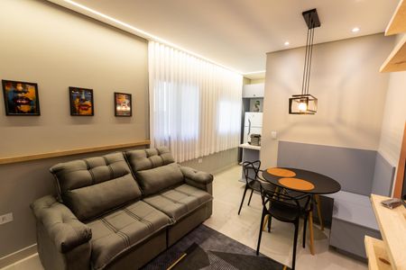 Sala de apartamento à venda com 1 quarto, 34m² em Vila Regente Feijó, São Paulo