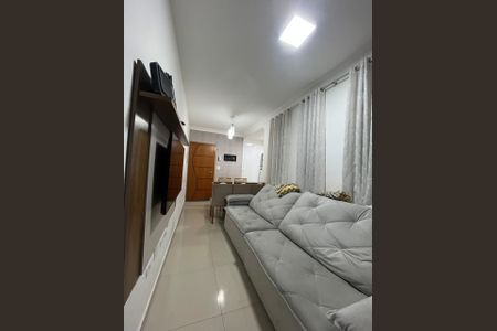 Sala de apartamento para alugar com 2 quartos, 55m² em Jardim Paraiso, Santo André
