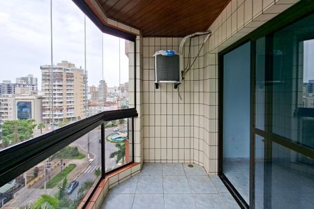Sacada  de apartamento para alugar com 2 quartos, 100m² em Guilhermina, Praia Grande