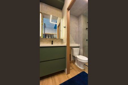 Studio para alugar com 21m², 1 quarto e 1 vaga Studio para alugar com 21m², 1 quarto e 1 vagaBanheiro