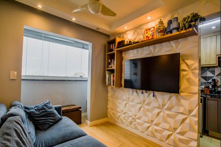 Sala de apartamento à venda com 2 quartos, 50m² em Vila Floresta, Santo André