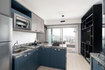 Cozinha de apartamento para alugar com 1 quarto, 36m² em Butantã, São Paulo