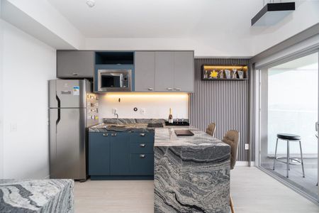 Cozinha de apartamento para alugar com 1 quarto, 36m² em Butantã, São Paulo