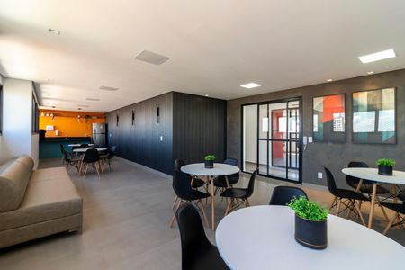 Apartamento para alugar com 28m², 1 quarto e sem vagaÁrea comum - Salão de festas