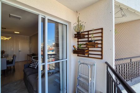 Varanda da Sala de apartamento à venda com 2 quartos, 53m² em Baeta Neves, São Bernardo do Campo