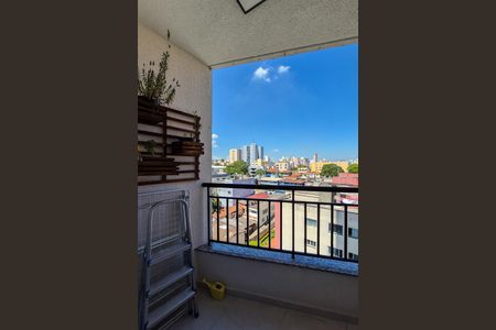 Varanda da Sala de apartamento à venda com 2 quartos, 53m² em Baeta Neves, São Bernardo do Campo