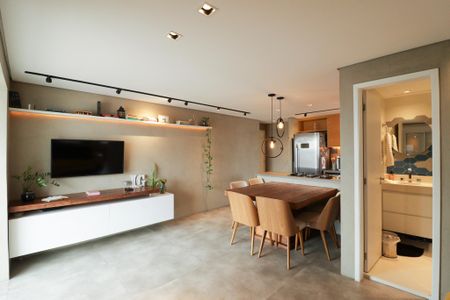 Sala de apartamento à venda com 2 quartos, 67m² em Vila Dom Pedro Ii, São Paulo