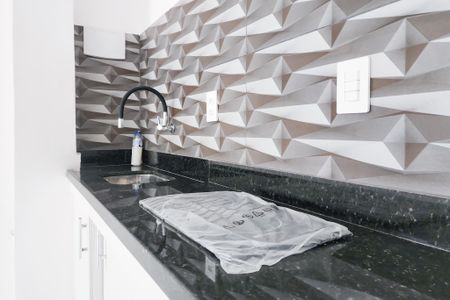 Cozinha de apartamento à venda com 1 quarto, 30m² em Lapa, Rio de Janeiro