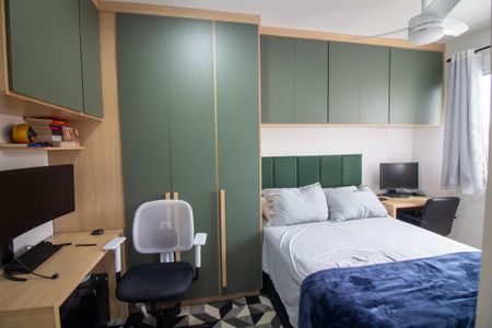 Suíte  de apartamento para alugar com 1 quarto, 29m² em Jardim Caravelas, São Paulo