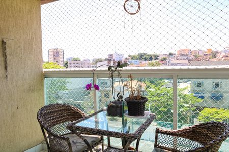 Varanda da Sala de apartamento à venda com 3 quartos, 67m² em Engenho de Dentro, Rio de Janeiro