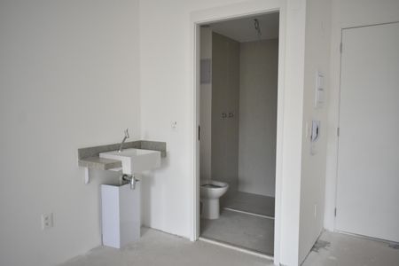 Studio à venda com 30m², 0 quarto e sem vagaStudio banheiro