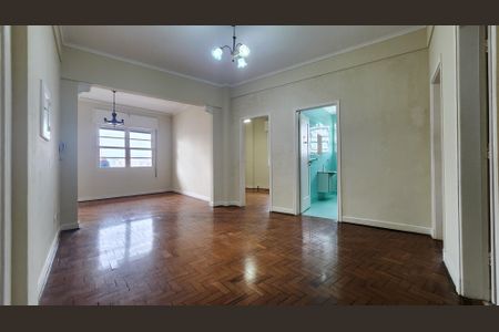 Sala de apartamento para alugar com 3 quartos, 147m² em Gonzaga, Santos