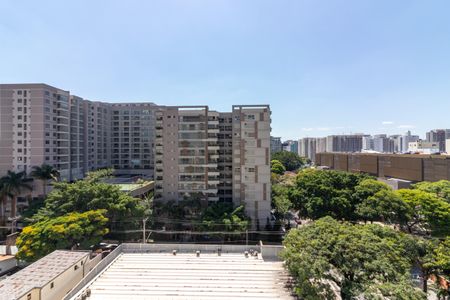 Vista da Varanda de kitnet/studio para alugar com 1 quarto, 20m² em Indianópolis, São Paulo