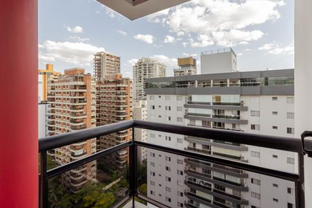 Sacada de apartamento à venda com 1 quarto, 36m² em Vila Nova Conceição, São Paulo