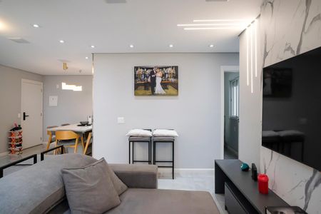 Sala de apartamento à venda com 2 quartos, 70m² em Rudge Ramos, São Bernardo do Campo