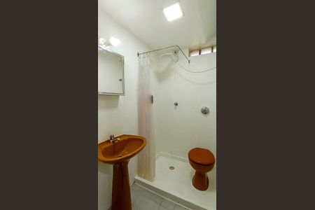 Banheiro Social de kitnet/studio para alugar com 1 quarto, 27m² em Cidade Baixa, Porto Alegre