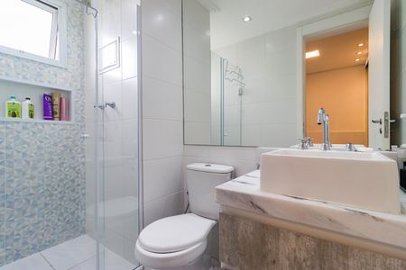 Apartamento à venda com 129m², 3 quartos e 2 vagasBanheiro da Suíte 3