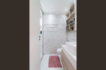 Apartamento à venda com 129m², 3 quartos e 2 vagasBanheiro da Suíte 1