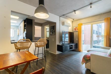 Sala de Jantar de apartamento à venda com 1 quarto, 44m² em Itaim Bibi, São Paulo