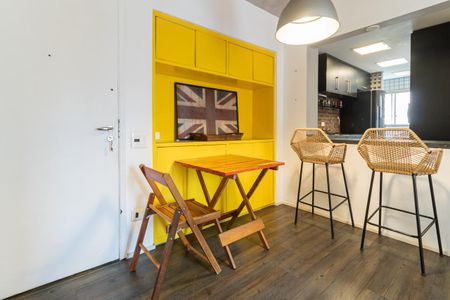 Sala de Jantar de apartamento à venda com 1 quarto, 44m² em Itaim Bibi, São Paulo