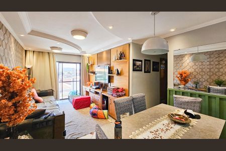 Sala de apartamento para alugar com 3 quartos, 79m² em Km 18, Osasco
