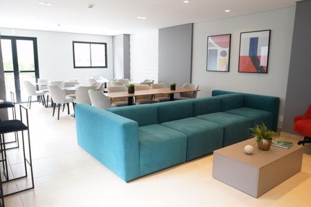 Studio à venda com 25m², 1 quarto e sem vagaSalão de Festas