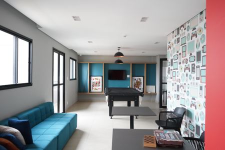 Studio à venda com 25m², 1 quarto e sem vagaSalão de jogos