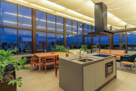 Studio à venda com 20m², 1 quarto e sem vagaÁrea comum - Salão de festas