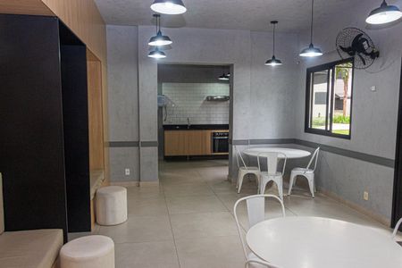 Apartamento à venda com 34m², 1 quarto e 1 vaga Apartamento à venda com 34m², 1 quarto e 1 vagaÁrea comum - Salão de festas