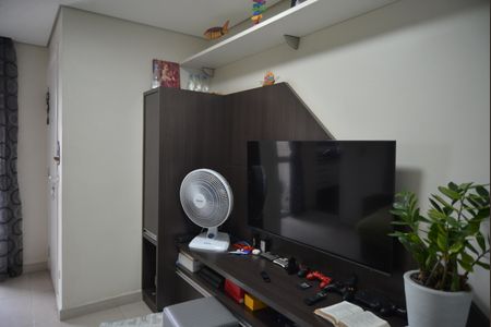 Sala de apartamento à venda com 3 quartos, 100m² em Vila Valparaíso, Santo André