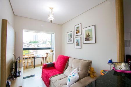 Sala de apartamento à venda com 2 quartos, 50m² em Vila Floresta, Santo André